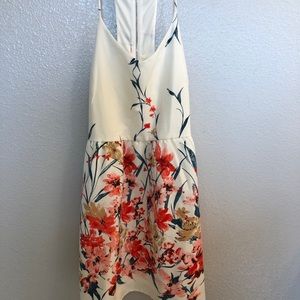 Pink Owl floral dress